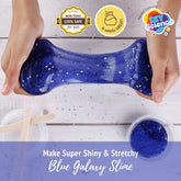 Blue Galaxy Slime Kit for Kids 100% Safe & Non Toxic - EKT3675